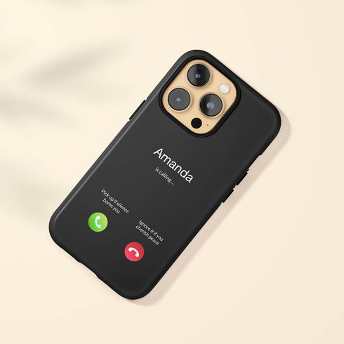 Personalized Funny Chaos Calling iPhone Case